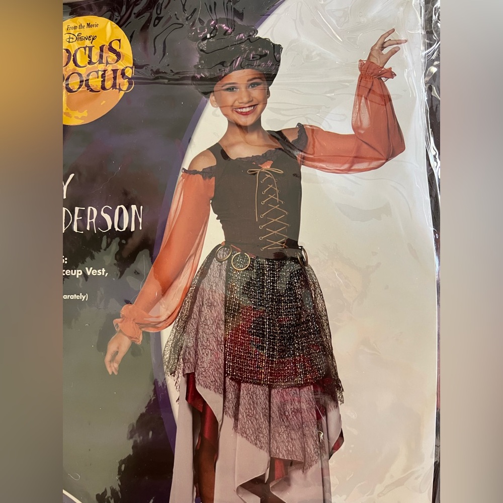 Spirit Hocus Pocus Costume with Orange and Black